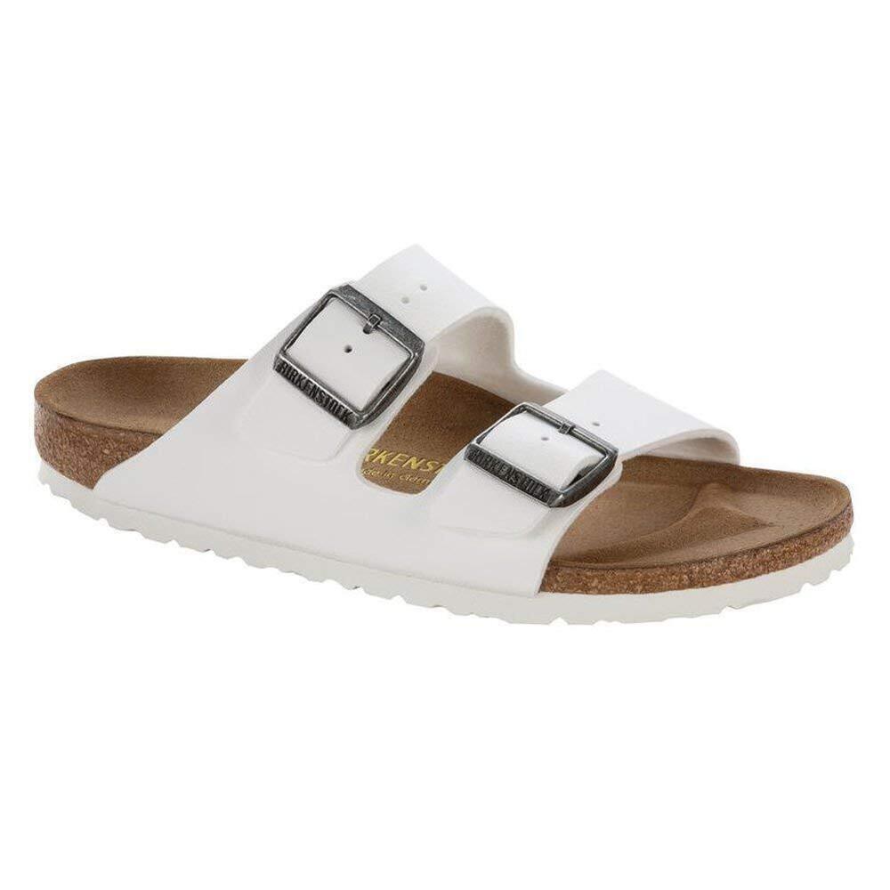 Birkenstock Arizona Unisex White Birko-Flor Sandal 41 / Unisex US Size 10-10.5